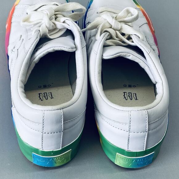 Converse Golf le Fleur One Star Ox Rainbow Sneaker Mens 11 Womens 13 LGBQ Pride - Picture 6 of 11